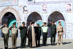مراسم دانش‌آموختگی دانشجویان دانشگاه افسری و تربیت پاسداری امام حسین (ع) با حضور فرمانده کل‌ قوا