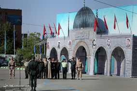 مراسم دانش‌آموختگی دانشجویان دانشگاه افسری و تربیت پاسداری امام حسین (ع) با حضور فرمانده کل‌ قوا