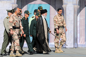 مراسم دانش‌آموختگی دانشجویان دانشگاه افسری و تربیت پاسداری امام حسین (ع) با حضور فرمانده کل‌ قوا
