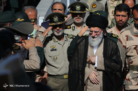 مراسم دانش‌آموختگی دانشجویان دانشگاه افسری و تربیت پاسداری امام حسین (ع) با حضور فرمانده کل‌ قوا
