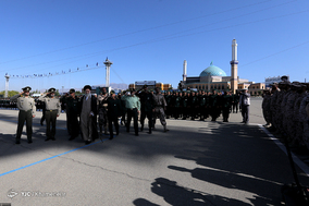 مراسم دانش‌آموختگی دانشجویان دانشگاه افسری و تربیت پاسداری امام حسین (ع) با حضور فرمانده کل‌ قوا