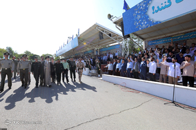 مراسم دانش‌آموختگی دانشجویان دانشگاه افسری و تربیت پاسداری امام حسین (ع) با حضور فرمانده کل‌ قوا