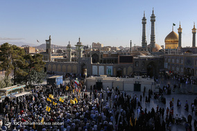 تشییع پیکر شهید مدافع حرم در قم