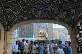 تشییع پیکر شهید مدافع حرم در قم