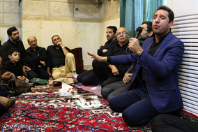 مراسم عزاداری حضرت امام صادق (ع)در حسینیه دلریش تهران