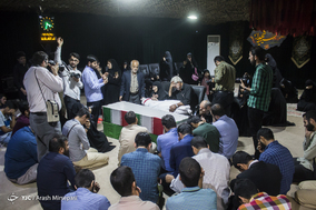 مراسم وداع با پیکر شهید تازه تفحص شده دفاع مقدس محمد عمویی