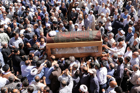 تشییع پیکر مطهر آیت الله محمد رضا حدائق در شیراز