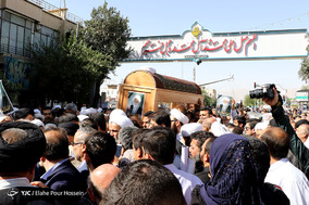 تشییع پیکر مطهر آیت الله محمد رضا حدائق در شیراز