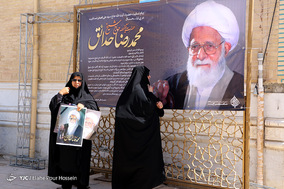 تشییع پیکر مطهر آیت الله محمد رضا حدائق در شیراز