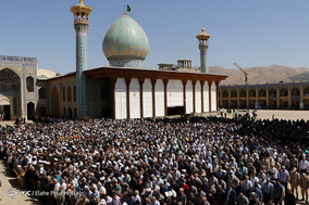 تشییع پیکر مطهر آیت الله محمد رضا حدائق در شیراز
