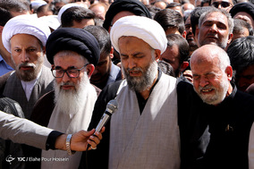 تشییع پیکر مطهر آیت الله محمد رضا حدائق در شیراز