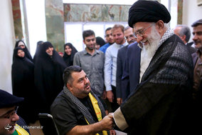 دیدار جانبازان حزب‌الله لبنان با مقام معظم رهبری