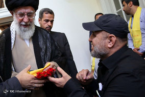 دیدار جانبازان حزب‌الله لبنان با مقام معظم رهبری