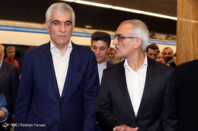 بازگشایی بخش میانی خط 7 مترو تهران ایستگاه مهدیه