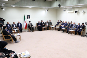 دیدار رئیس‌جمهور و اعضای هیئت دولت با رهبر معظم انقلاب