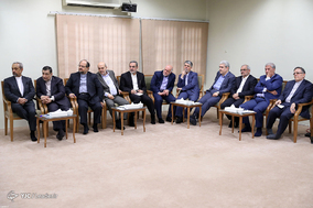 دیدار رئیس‌جمهور و اعضای هیئت دولت با رهبر معظم انقلاب