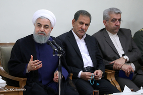 دیدار رئیس‌جمهور و اعضای هیئت دولت با رهبر معظم انقلاب