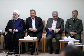 دیدار رئیس‌جمهور و اعضای هیئت دولت با رهبر معظم انقلاب