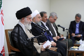 دیدار رئیس‌جمهور و اعضای هیئت دولت با رهبر معظم انقلاب