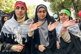 راهپیمایی حجاب و عفاف در تبریز
