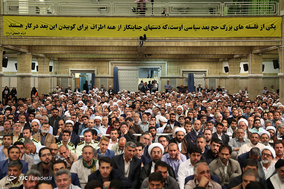 دیدار مسئولان، کارگزاران و دست‌اندرکاران حج با مقام معظم رهبری