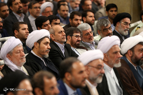 دیدار مسئولان، کارگزاران و دست‌اندرکاران حج با مقام معظم رهبری