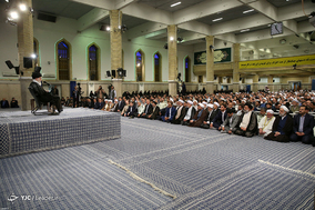 دیدار مسئولان، کارگزاران و دست‌اندرکاران حج با مقام معظم رهبری