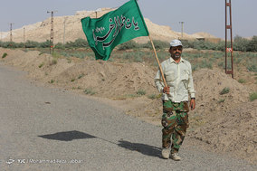 حرکت کاروان پیاده بهشت تا بهشت