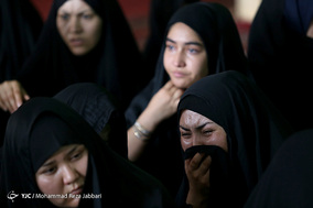 پیکر شهید مدافع حرم «سیدرضا حسینی» در قم
