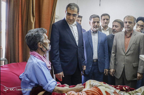 بازدید وزیر بهداشت از مراکز درمانی شهرستان ورامین
