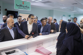 بازدید وزیر بهداشت از مراکز درمانی شهرستان ورامین