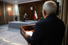 دیدار وزیر و مسئولان وزارت امور خارجه، سفیران و روسای نمایندگی‌های ایران در خارج از کشور با رهبر انقلاب اسلامی