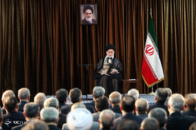 دیدار وزیر و مسئولان وزارت امور خارجه، سفیران و روسای نمایندگی‌های ایران در خارج از کشور با رهبر انقلاب اسلامی