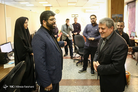 بازدید محسن هاشمی از باشگاه خبرنگاران جوان