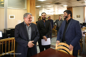 بازدید محسن هاشمی از باشگاه خبرنگاران جوان