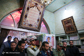 تشییع پیکر مرزبان شهید محمدحسین فنایی - مشهد