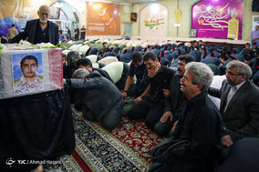 تشییع پیکر مرزبان شهید محمدحسین فنایی - مشهد