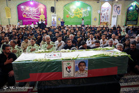 تشییع پیکر مرزبان شهید محمدحسین فنایی - مشهد