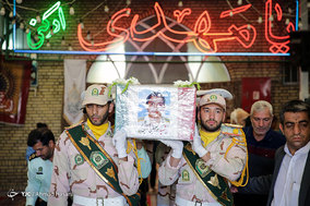 تشییع پیکر مرزبان شهید محمدحسین فنایی - مشهد