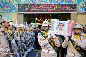 تشییع پیکر مرزبان شهید محمدحسین فنایی - مشهد