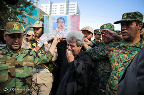 تشییع پیکر مرزبان شهید محمدحسین فنایی - مشهد