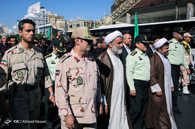 تشییع پیکر مرزبان شهید محمدحسین فنایی - مشهد