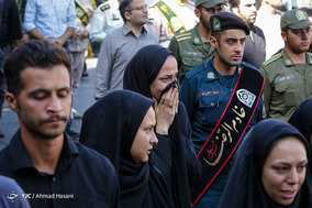تشییع پیکر مرزبان شهید محمدحسین فنایی - مشهد