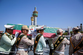 تشییع پیکر مرزبان شهید محمدحسین فنایی - مشهد