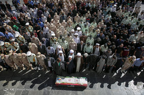 تشییع پیکر مرزبان شهید محمدحسین فنایی - مشهد