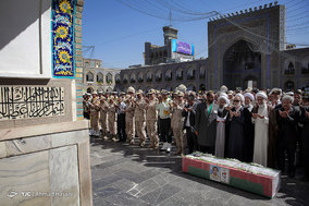 تشییع پیکر مرزبان شهید محمدحسین فنایی - مشهد
