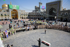 تشییع پیکر مرزبان شهید محمدحسین فنایی - مشهد
