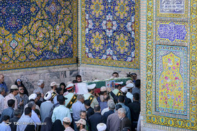 تشییع پیکر مرزبان شهید محمدحسین فنایی - مشهد