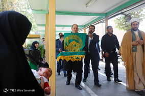 حضور خادمین بارگاه امام رضا(ع) در بیمارستان شهدای یافت آباد و موسسه رعد
