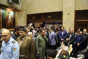 مراسم ترحیم پدر وحید حقانیان